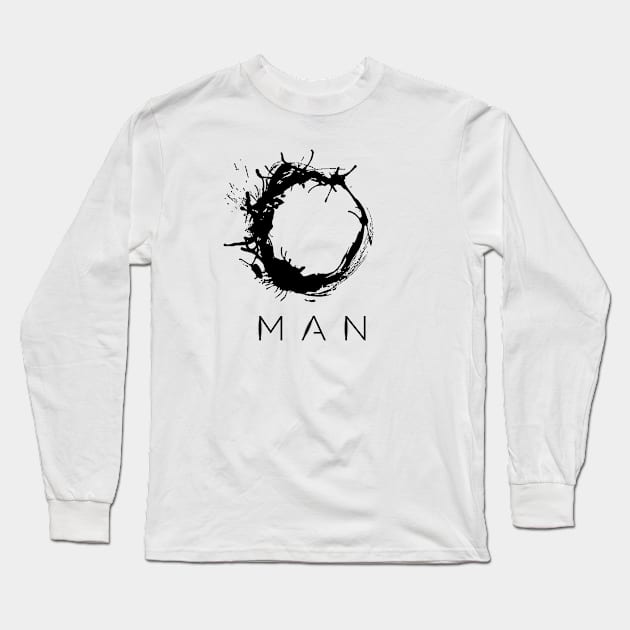 Arrival - Man Black Long Sleeve T-Shirt by AO01